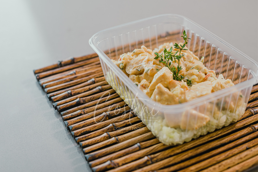 Estrogonofe de frango low carb