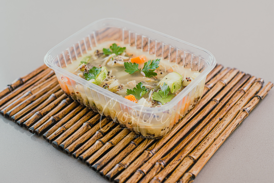 Canja de frango com quinoa